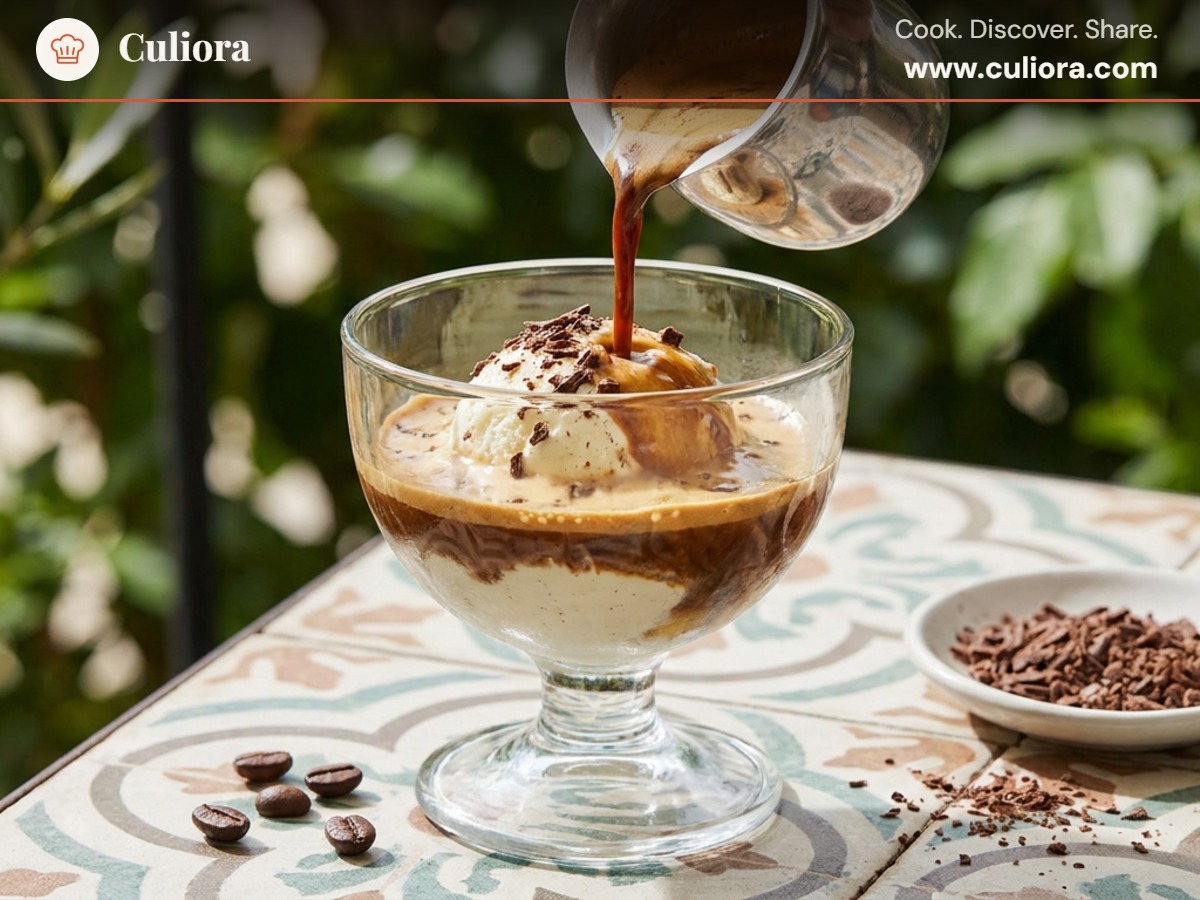 Italian Affogato al Caffè — recipe photo by Culiora