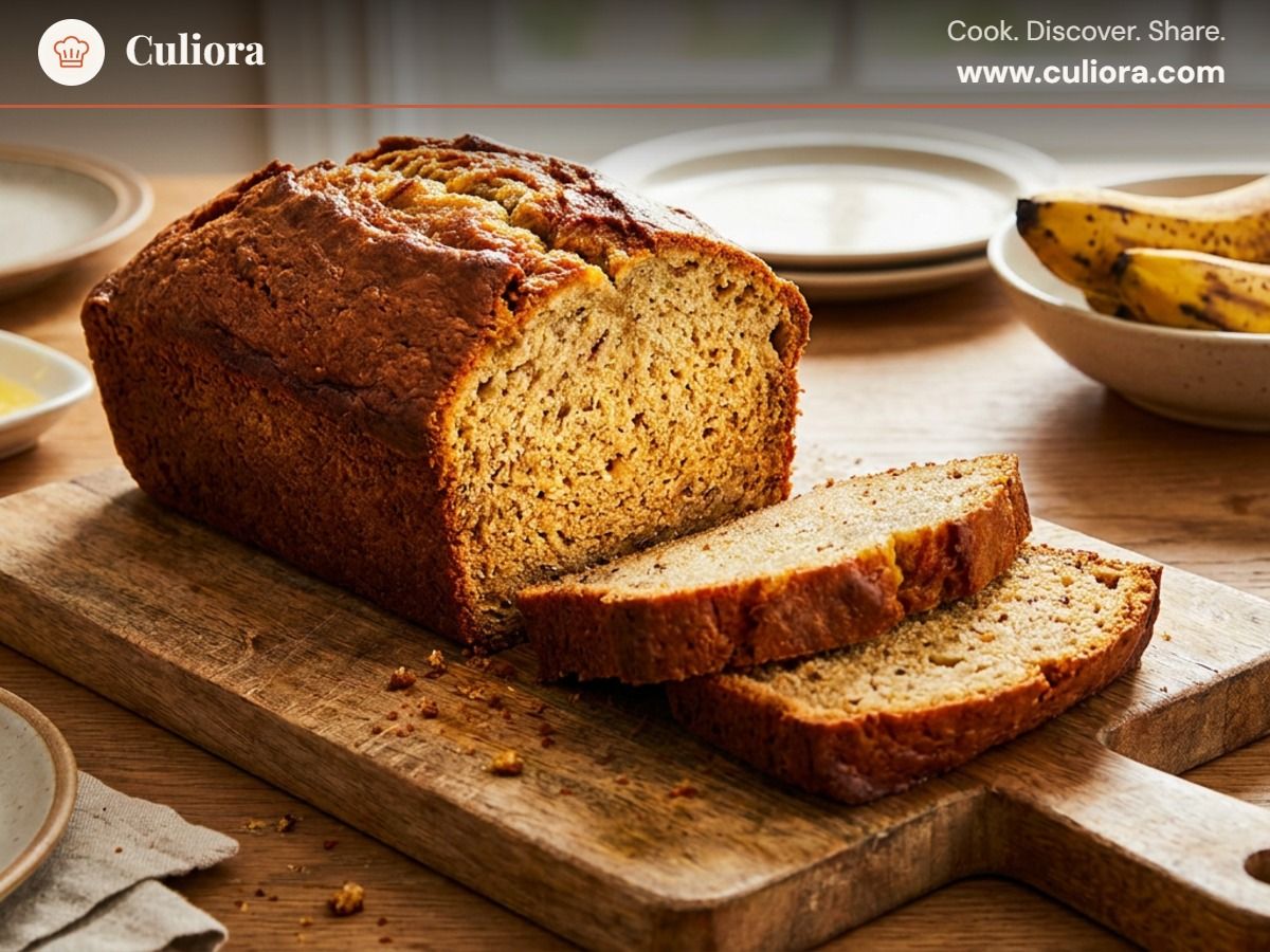 Klassisches Bananenbrot