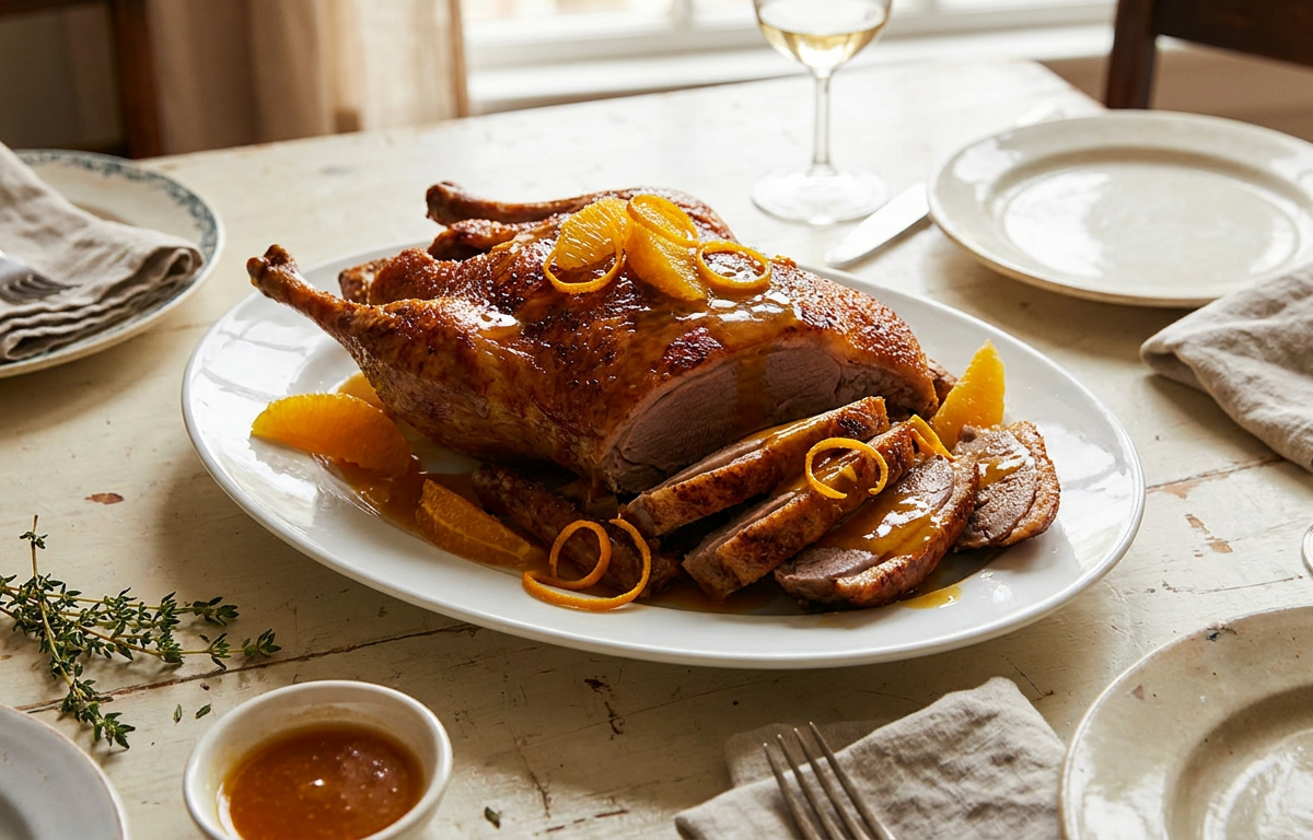 Pato a la naranja (Canard à l'orange)
