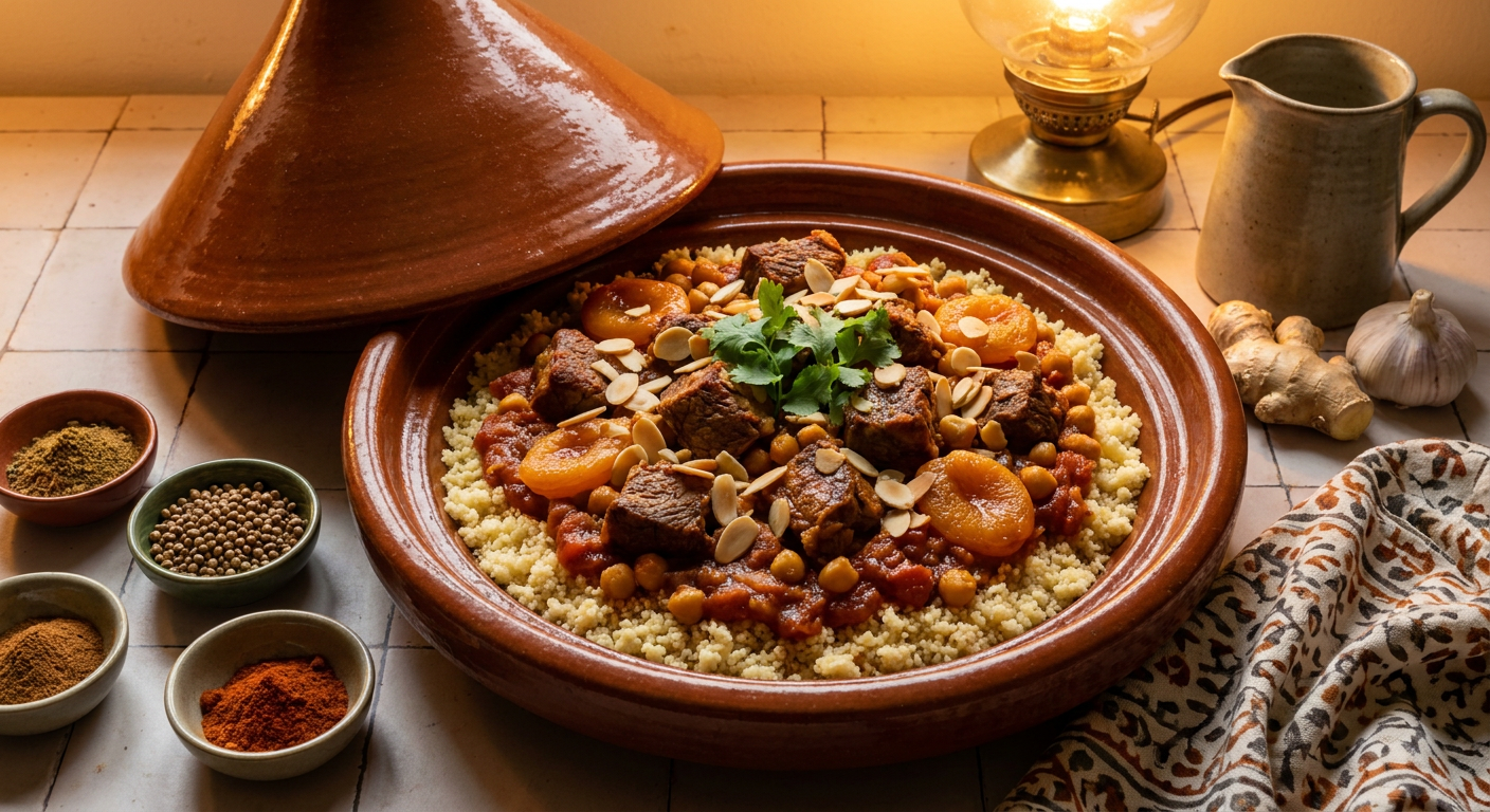 Moroccan Lamb Stew with Couscous