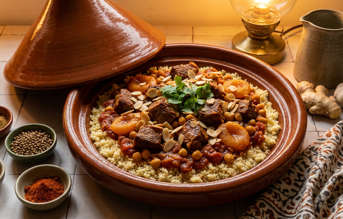Moroccan Lamb Stew with Couscous