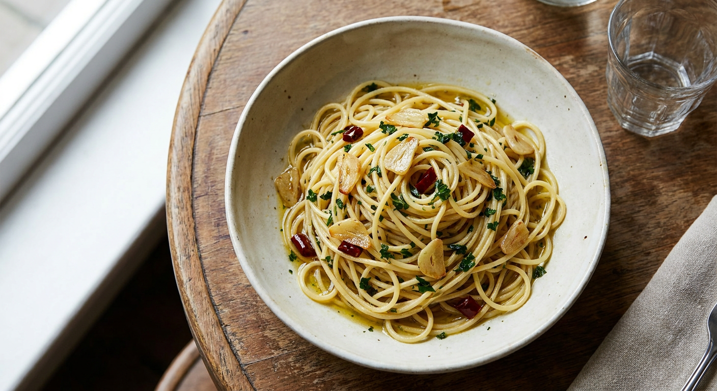 Spaghetti aglio e olio