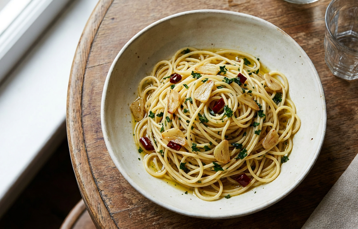 Spaghetti aglio e olio