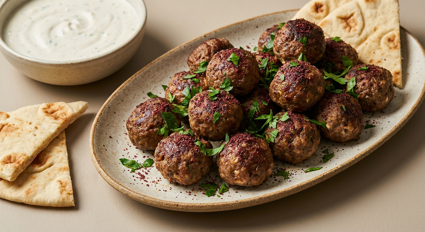 Mellanöstern-lammköttbullar (Kofta-köttbullar)