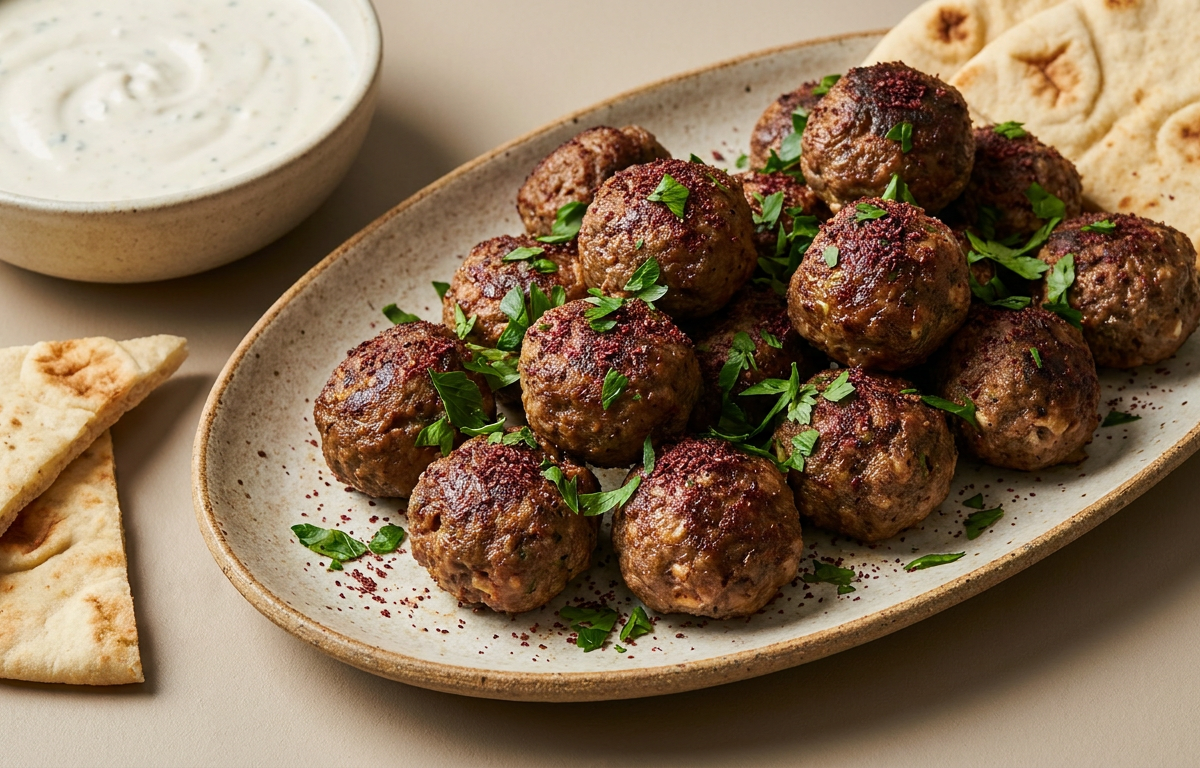Mellanöstern-lammköttbullar (Kofta-köttbullar)