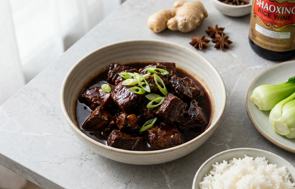 Chinesischer Rinderschmortopf (Hong Shao Niu Rou)