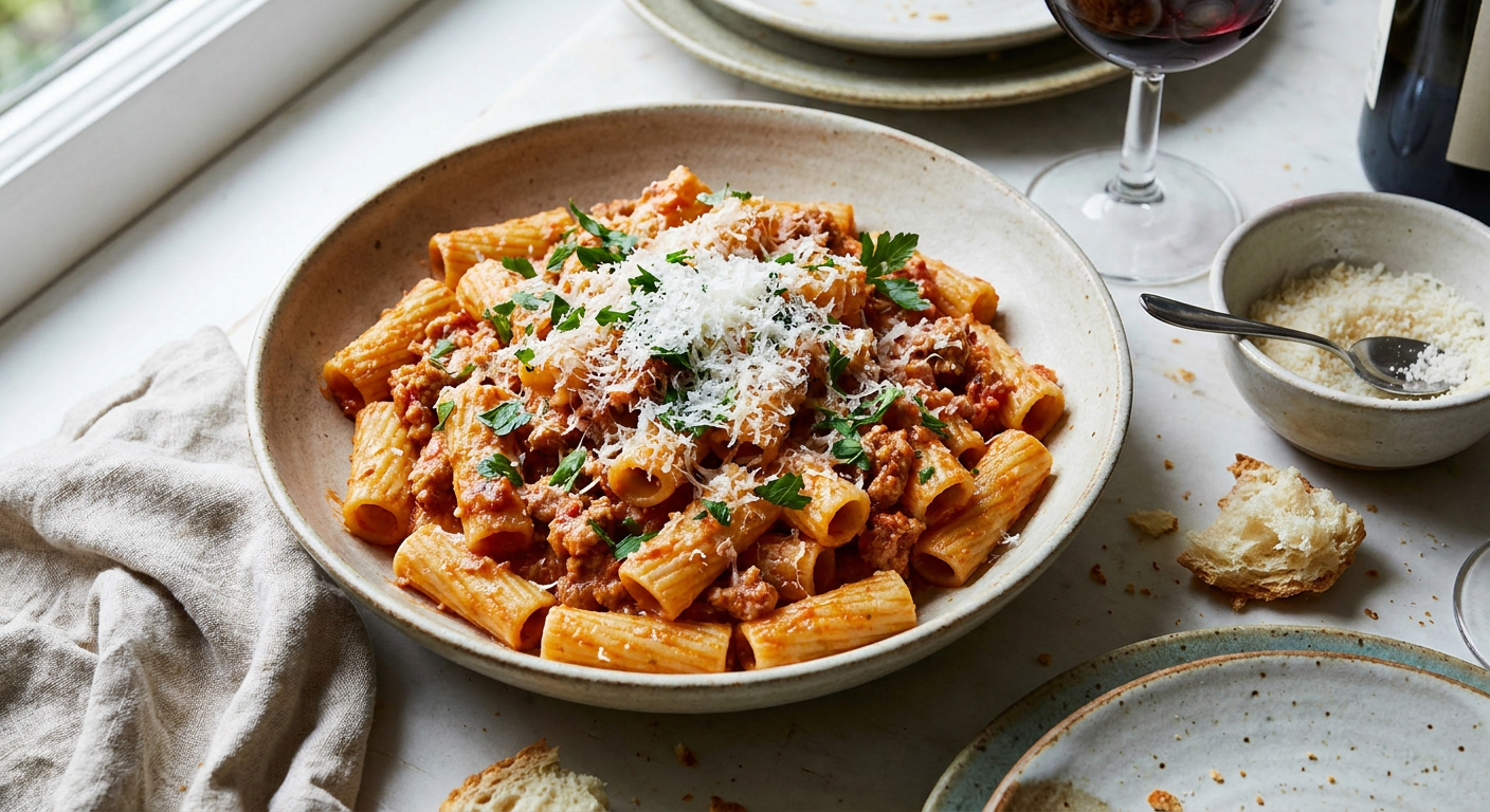 Pasta alla Salsiccia