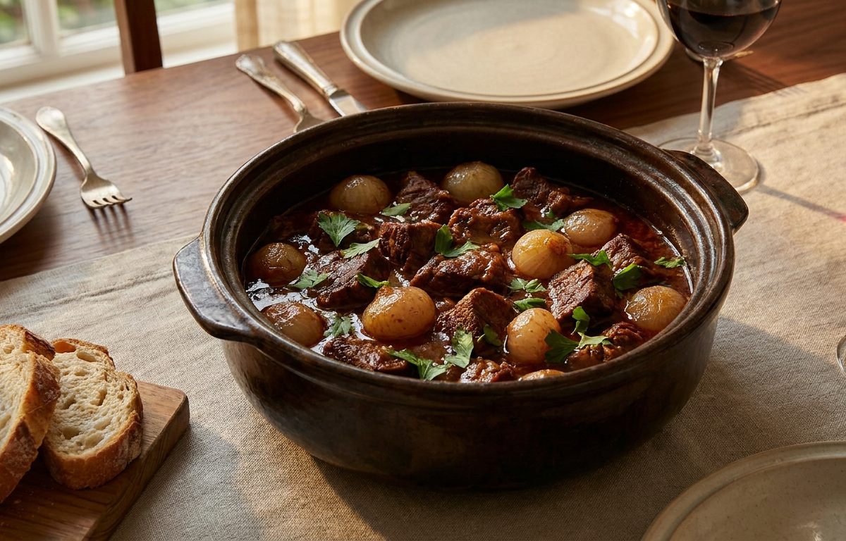 Stifado greco di manzo