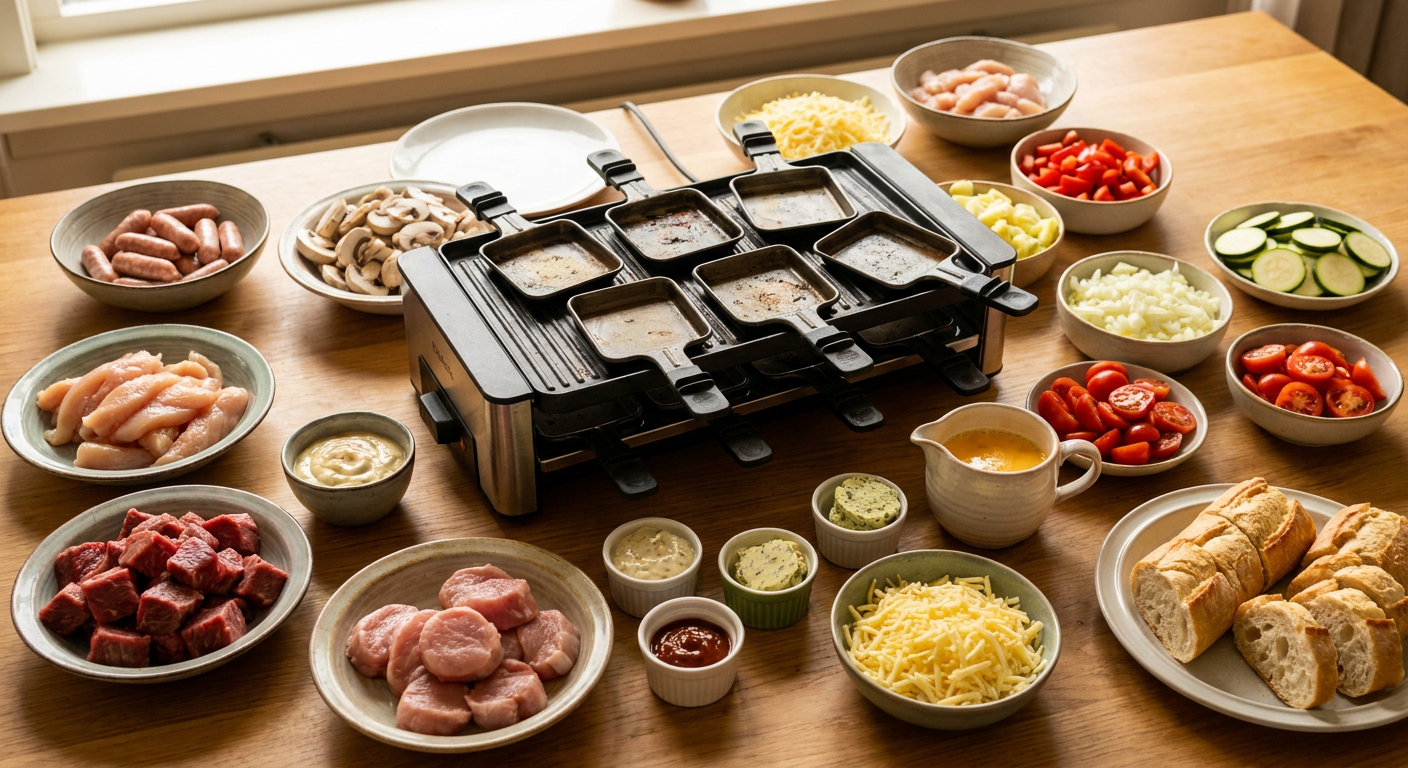 Niederländisches Gourmetten (Tischgrill-Fest)
