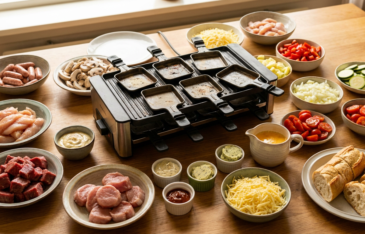 Niederländisches Gourmetten (Tischgrill-Fest)
